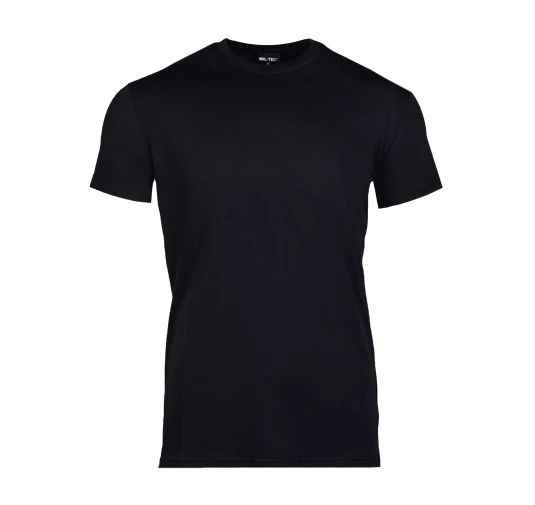 Koszulka męska Mil-Tec bawełniana czarna 2XL