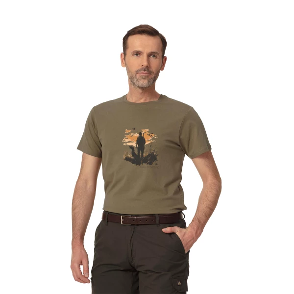 Koszulka męska Tagart FNT Hunter beżowa 2XL Koszulka męska Tagart FNT Hunter beżowa 2XL