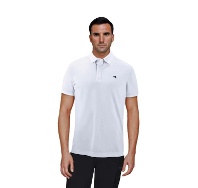 Koszulka polo męska Alpinus Sherali, biała 2XL
