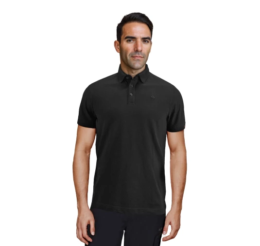 Koszulka polo męska Alpinus Sherali, czarna 3XL