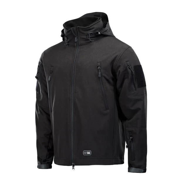 Kurtka M-Tac Soft Shell z podpinką czarna 2XL