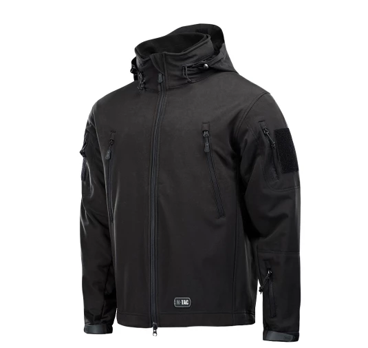 Kurtka M-Tac Soft Shell z podpinką czarna 2XL