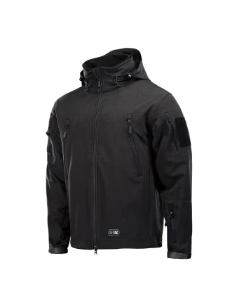 Kurtka M-Tac Soft Shell z podpinką czarna 2XL