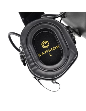 Aktywne ochronniki słuchu Earmor M31 Mark4 M31-BK-MARK4 czarne