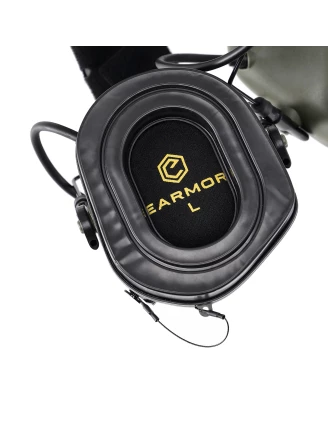 Aktywne ochronniki słuchu Earmor M31 Mark4 M31-FG-MARK4 Foliage Green