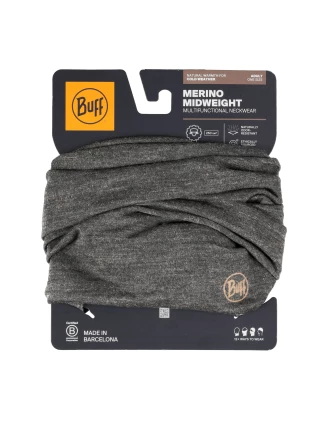 Chusta wielofunkcyjna Buff Midweight Merino Wool - solid bark