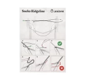 Cięciwa hamakowa Lesovik Sneka black Cięciwa hamakowa Lesovik Sneka black