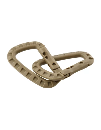 Karabińczyk MFH plastikowy coyote 2 sztuki