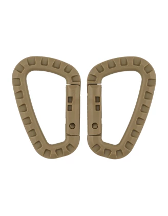 Karabińczyk MFH plastikowy coyote 2 sztuki