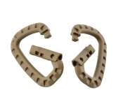 Karabińczyk MFH plastikowy coyote 2 sztuki