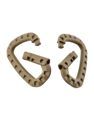 Karabińczyk MFH plastikowy coyote 2 sztuki