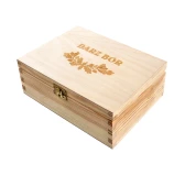 Kieliszki Golden Fox Qube z odlewaną plakietką mosiądz 6 szt. w drewnianym pudełku