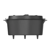 Kociołek wiszący z patelnią żeliwny 9 l