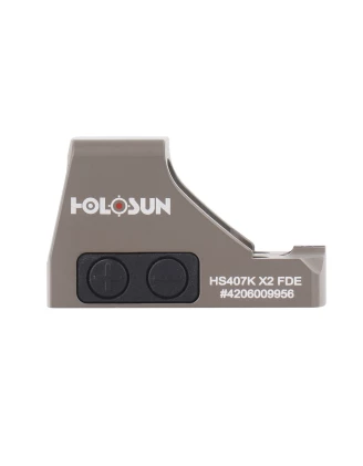 Kolimator Holosun HS407K X2 FDE Open Reflex SubCompact Pistol Sight