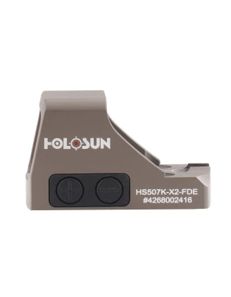 Kolimator Holosun HS507K X2 FDE Open Reflex SubCompact Pistol Sight