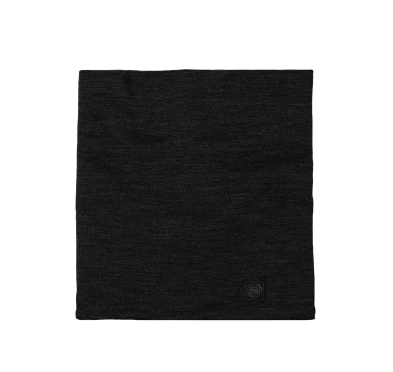 Komin Buff Heavyweight Merino Wool - solid black