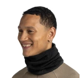 Komin Buff Heavyweight Merino Wool - solid black
