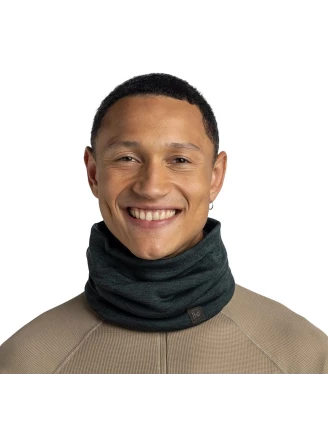 Komin Buff Heavyweight Merino Wool - solid forest