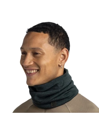 Komin Buff Heavyweight Merino Wool - solid forest