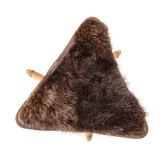 Krzesło Acropolis z siedziskiem z naturalnego futra bobra