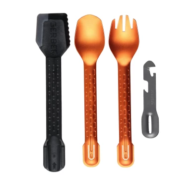 Zestaw sztućców turystycznych Gerber ComplEAT, pomarańczowy