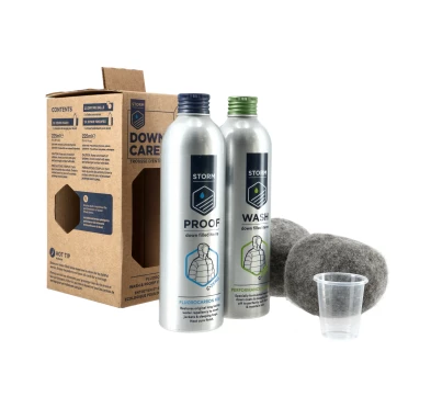 Zestaw środków Storm do pielęgnacji wyrobów puchowych