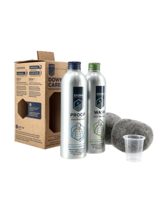 Zestaw środków Storm do pielęgnacji wyrobów puchowych