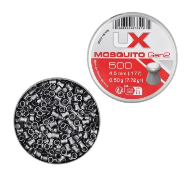 Śrut diabolo UX Mosquito gen 2. 4,5 mm 500 szt.