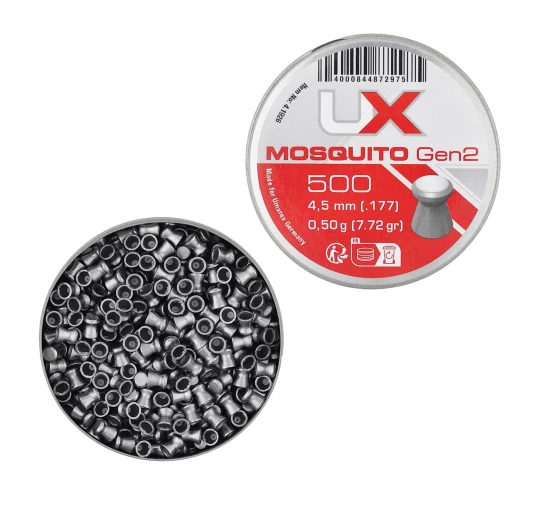 Śrut diabolo UX Mosquito gen 2. 4,5 mm 500 szt.