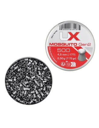 Śrut diabolo UX Mosquito gen 2. 4,5 mm 500 szt.