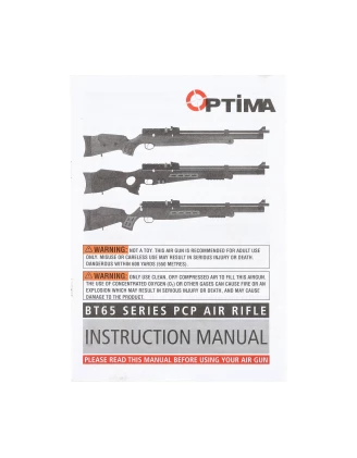 Wiatrówka PCP Optima - precision and power!