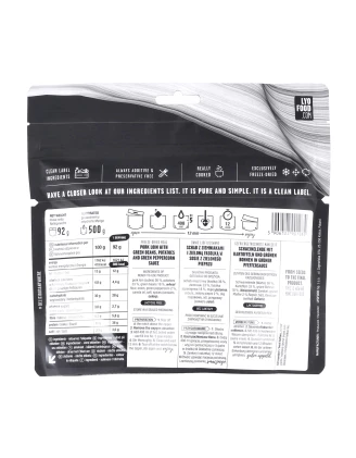 Żywność liofilizowana LYOFOOD Schab w zielonym pieprzu 500 g