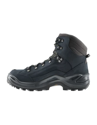 Buty męskie LOWA Renegade GTX Mid ciemnoniebieski/limonkowy 42 - imag24.pl
