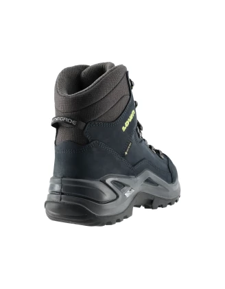 Buty męskie LOWA Renegade GTX Mid ciemnoniebieski/limonkowy 42 - imag24.pl