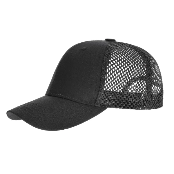 Czapka Męska M-Tac Flex Rip-Stop z Siatką, Czarna L/XL Czapka Męska M-Tac Flex Rip-Stop z Siatką, Czarna L/XL