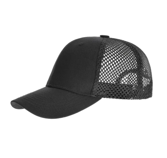 Czapka Męska M-Tac Flex Rip-Stop z Siatką, Czarna L/XL - imag24.pl