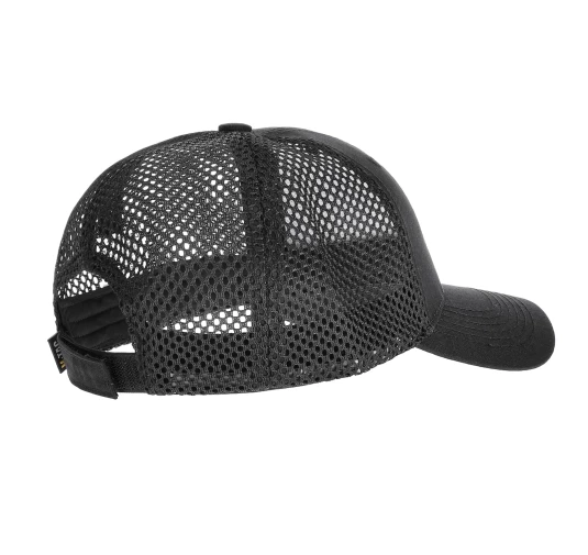 Czapka Męska M-Tac Flex Rip-Stop z Siatką, Czarna L/XL