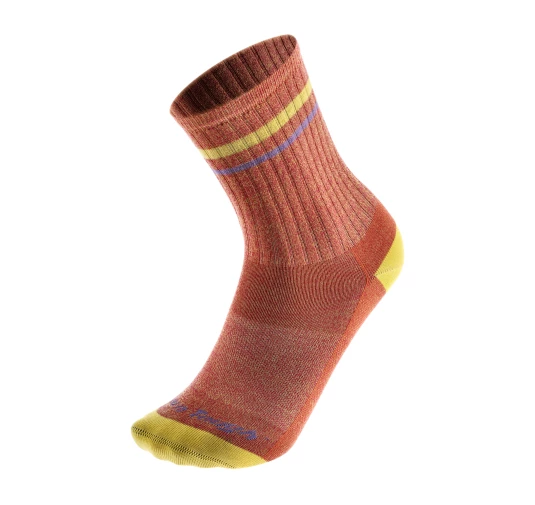 Darn Tough Letterman Crew Sunstone Damskie Skarpety Casual Merino | Dożywotnia Gwarancja