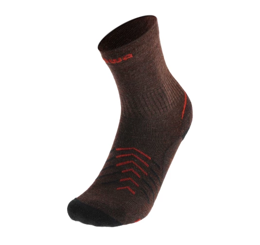 Skarpety LOWA Renegade Mahagoni 43-44 - Trekking, Merino, Antybakteryjne