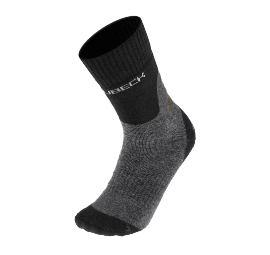 Brubeck Skarpety Trekking Merino Męskie 39-41 Grafitowo-Khaki