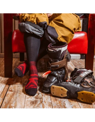 Skarpety Męskie Darn Tough RFL Thermolite Black 41-42.5 - imag24.pl