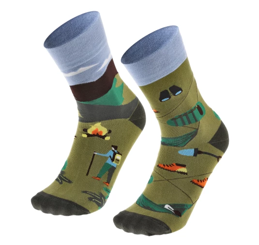 Skarpety Comodo Camp SM1 43-46 zielone męskie - imag24.pl