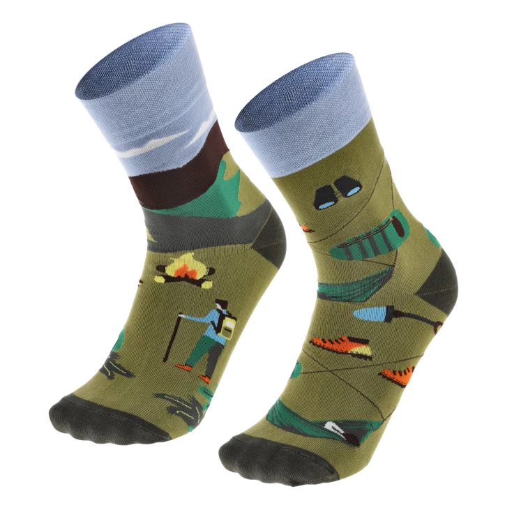 Skarpety Comodo Camp SM1 43-46 zielone męskie - imag24.pl