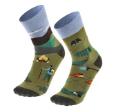 Skarpety Comodo Camp SM1 43-46 zielone męskie
