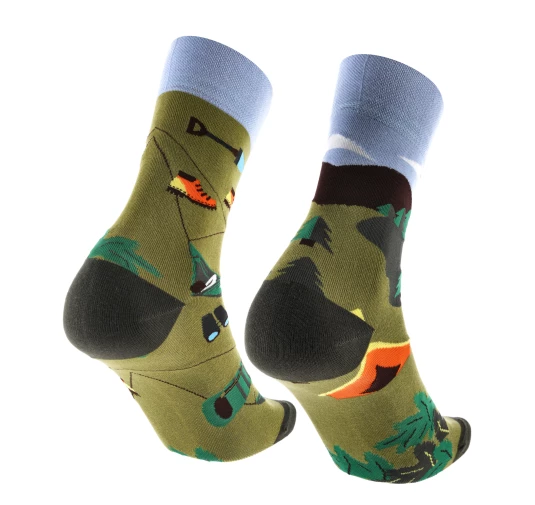 Skarpety Comodo Camp SM1 43-46 zielone męskie