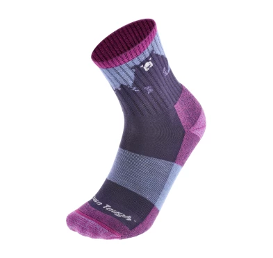 Skarpety trekkingowe damskie Darn Tough Bear Town Purple - Merino, dożywotnia gwarancja | imag24.pl
