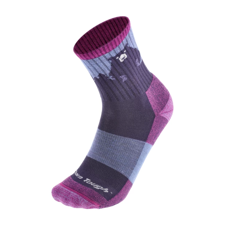 Skarpety trekkingowe damskie Darn Tough Bear Town Purple - Merino, dożywotnia gwarancja | imag24.pl