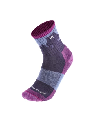 Skarpety trekkingowe damskie Darn Tough Bear Town Purple - Merino, dożywotnia gwarancja | imag24.pl