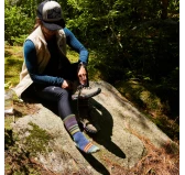 Damskie Skarpety Trekkingowe Darn Tough Gatewood Indigo