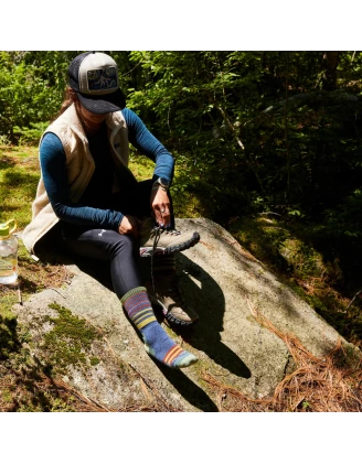 Darn Tough Gatewood Indigo – Damskie Skarpety Trekkingowe Całoroczne | imag24.pl